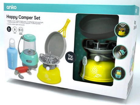 Playgo Happy Camping Set avec brûleur à gaz jouet