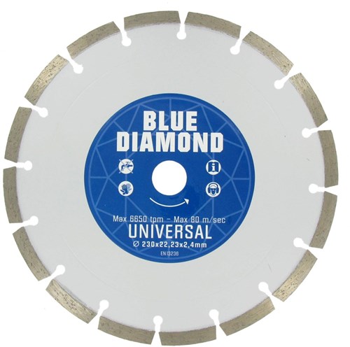 Lame de scie diamantée Carat ø125 diamant bleu universelle