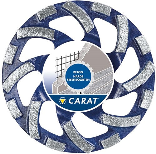 Tête de meulage Carat béton ø125x22,23 mm dusttec®, cubc classic - cubc1253c0 - cubc1253c0