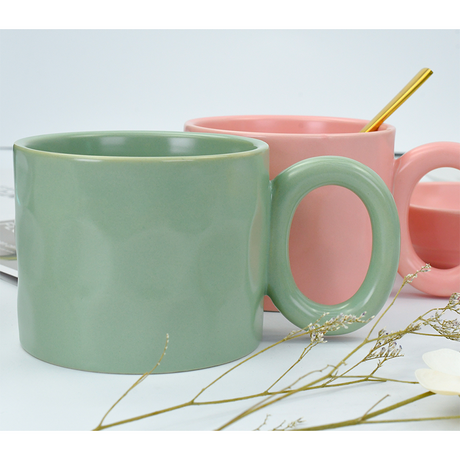 Cark mok matte mintgroen 380ml ø10x8cm