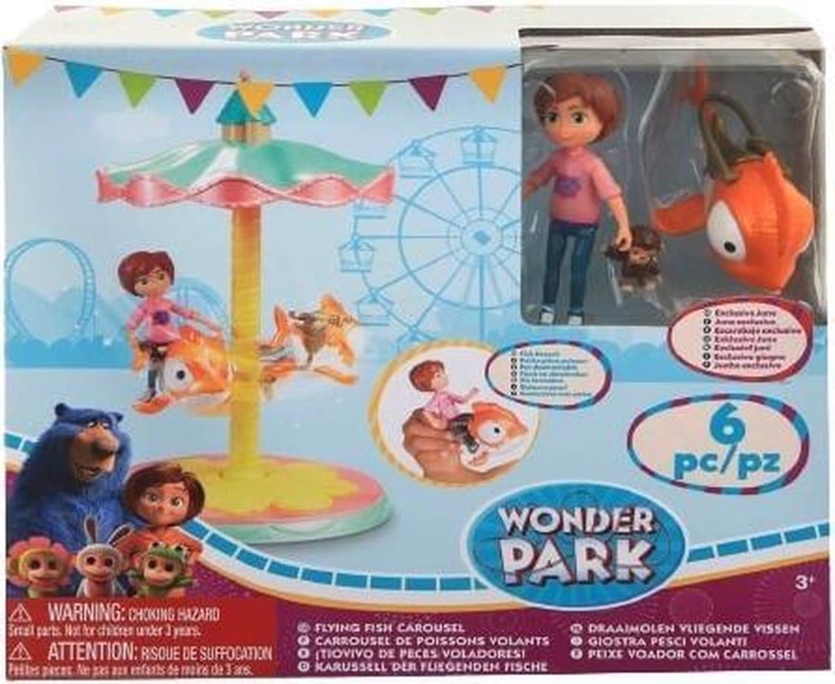 Manège du parc des merveilles Jonotoys avec poissons volants