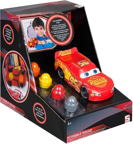 Otto Simon Cars Scribble Squad ensemble de coloriage avec voiture et rouleau de papier