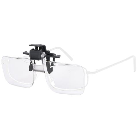 Carson Loep Brille 1.5X (+2,25 Dioptrie) Clip-On und Flip-up