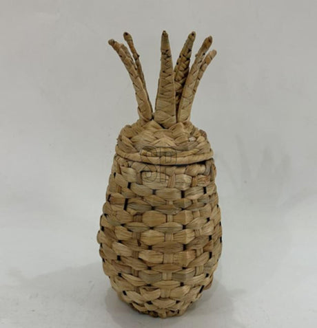 Panier ananas en rotin Cosydecor 35 cm