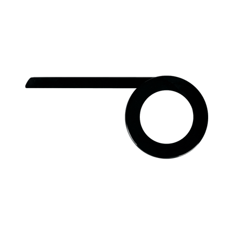 Herrmans garde-chaîne slyde 38t icnl. embout de queue - noir mat