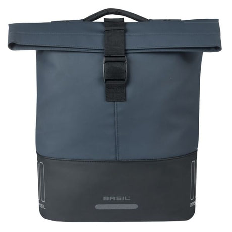 Basil sac de vélo double Cove mik 28-32l 14 x 29 x 36 cm - bleu noir