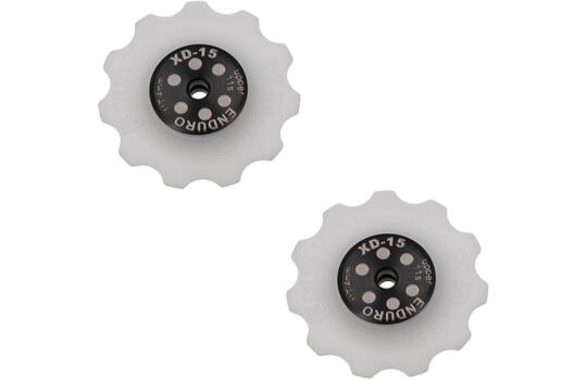 Enduro - paire de roues de dérailleur xd-15 sram blanc
