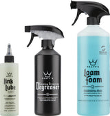 Peaty's lavage dégraisser lubrifier ensemble de nettoyage à sec