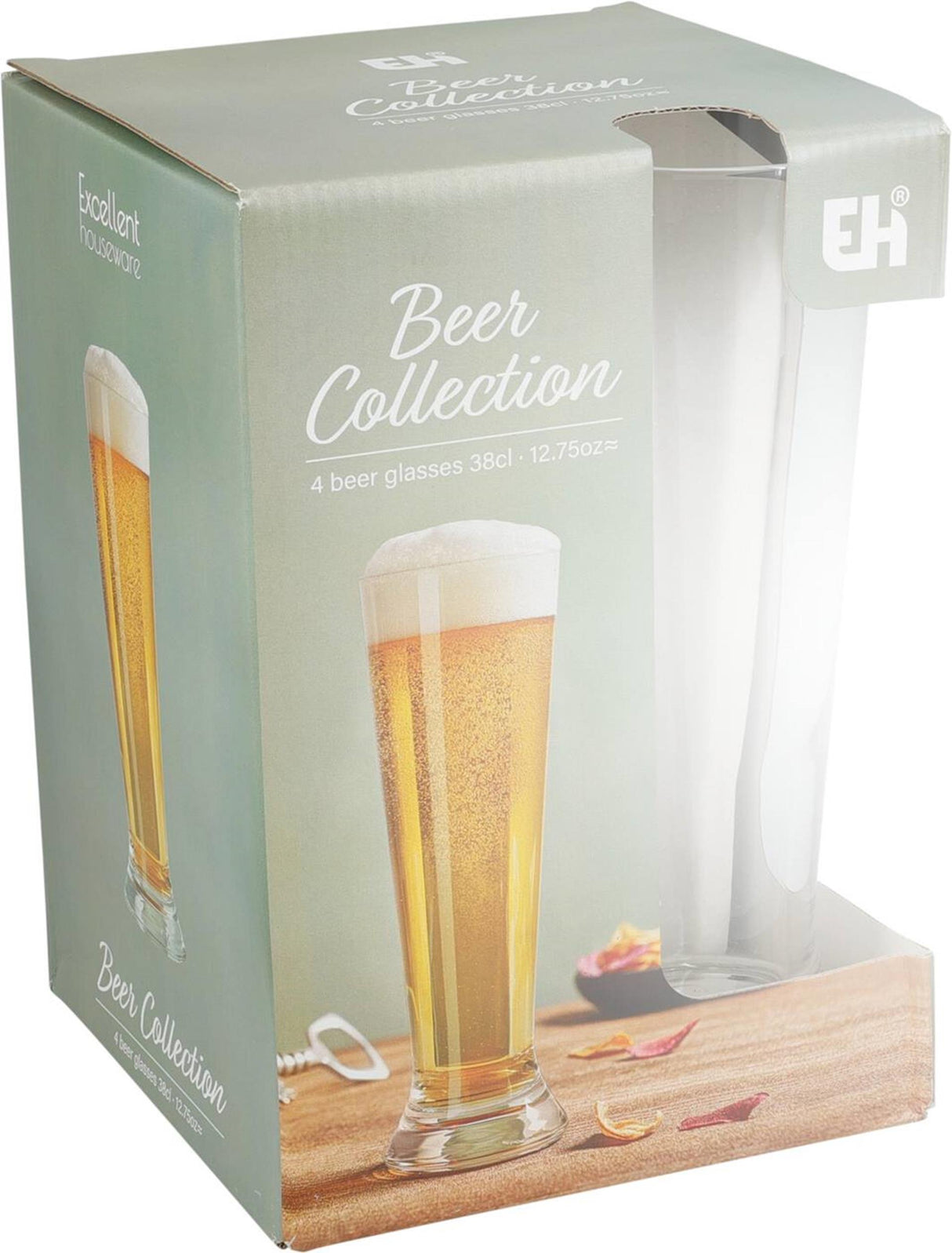 Verre à bière 370 ml set 4 pièces | 6 pièces