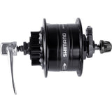 Moyeu dynamo Shimano 32 trous hd-3d32 3 watts - pour disque de frein à 6 boulons - dégagement rapide - noir
