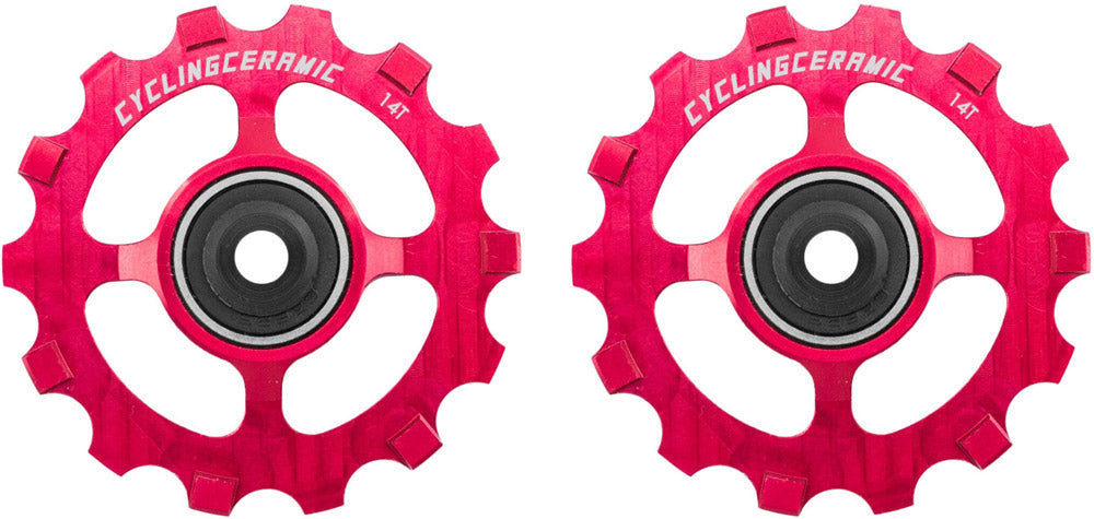 Poulies de dérailleur Cyclingceramic 14 dents pour shimano sram