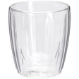 Koffie- theeglas dubbelwandig 2st
