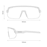 Shimano technium l road blanc mat - lunettes de sport