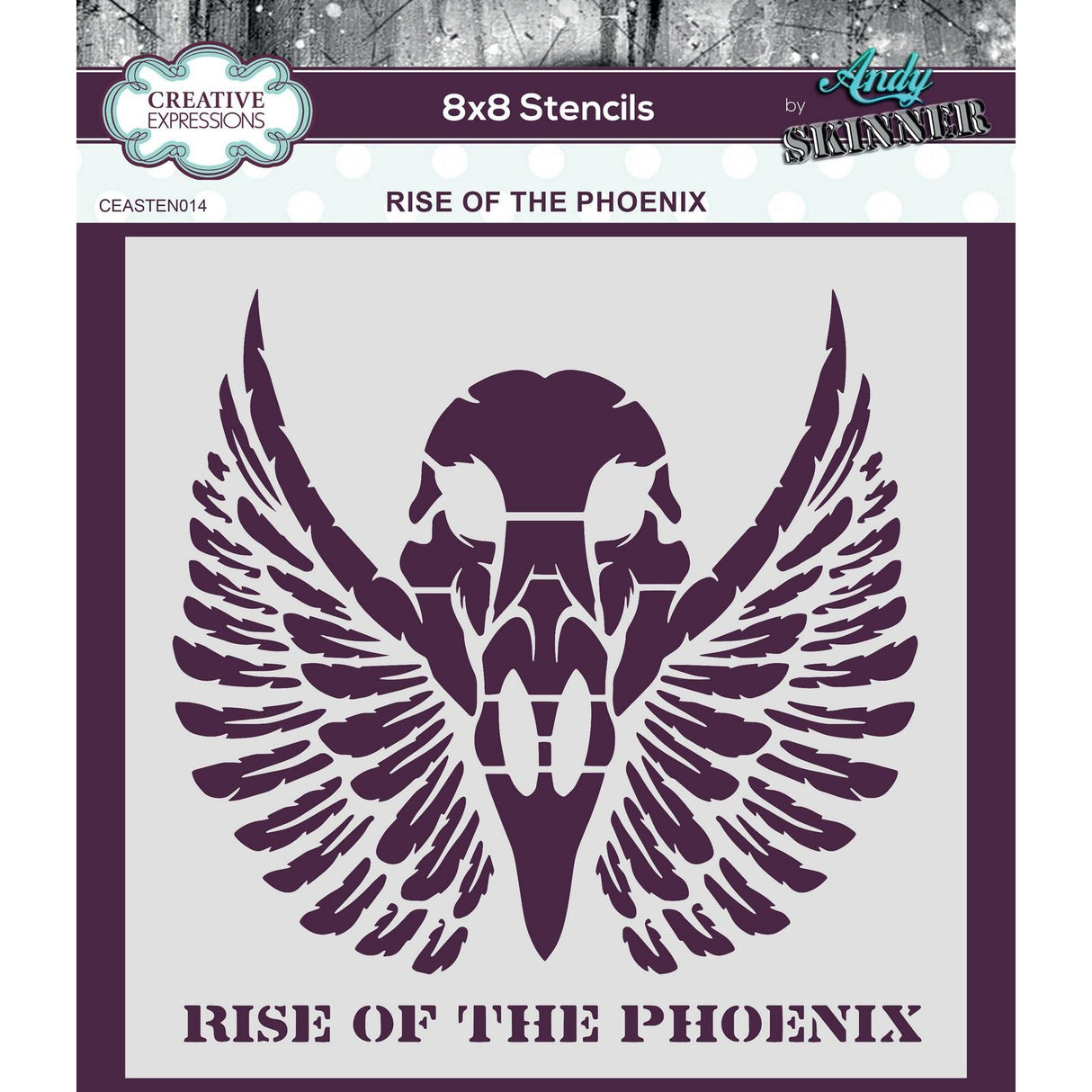 Creative expressions • stencil rise of the phoenix