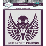 Creative expressions • stencil rise of the phoenix