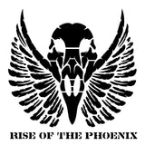 Creative expressions • stencil rise of the phoenix