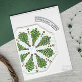 Creative expressions • tea bag folding clear stempel set swirly christmas