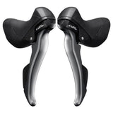 Kit de réglage Shimano avec leviers de frein 2 x 8 vitesses Claris ST-R2000 - gris noir
