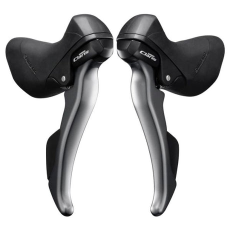Shimano jeu de leviers de frein à réglage 2 x 8 vitesses claris st-r2000 - gris noir