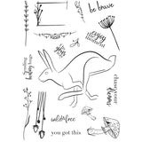 Expressions créatives • jeu de tampons transparents a5 be brave