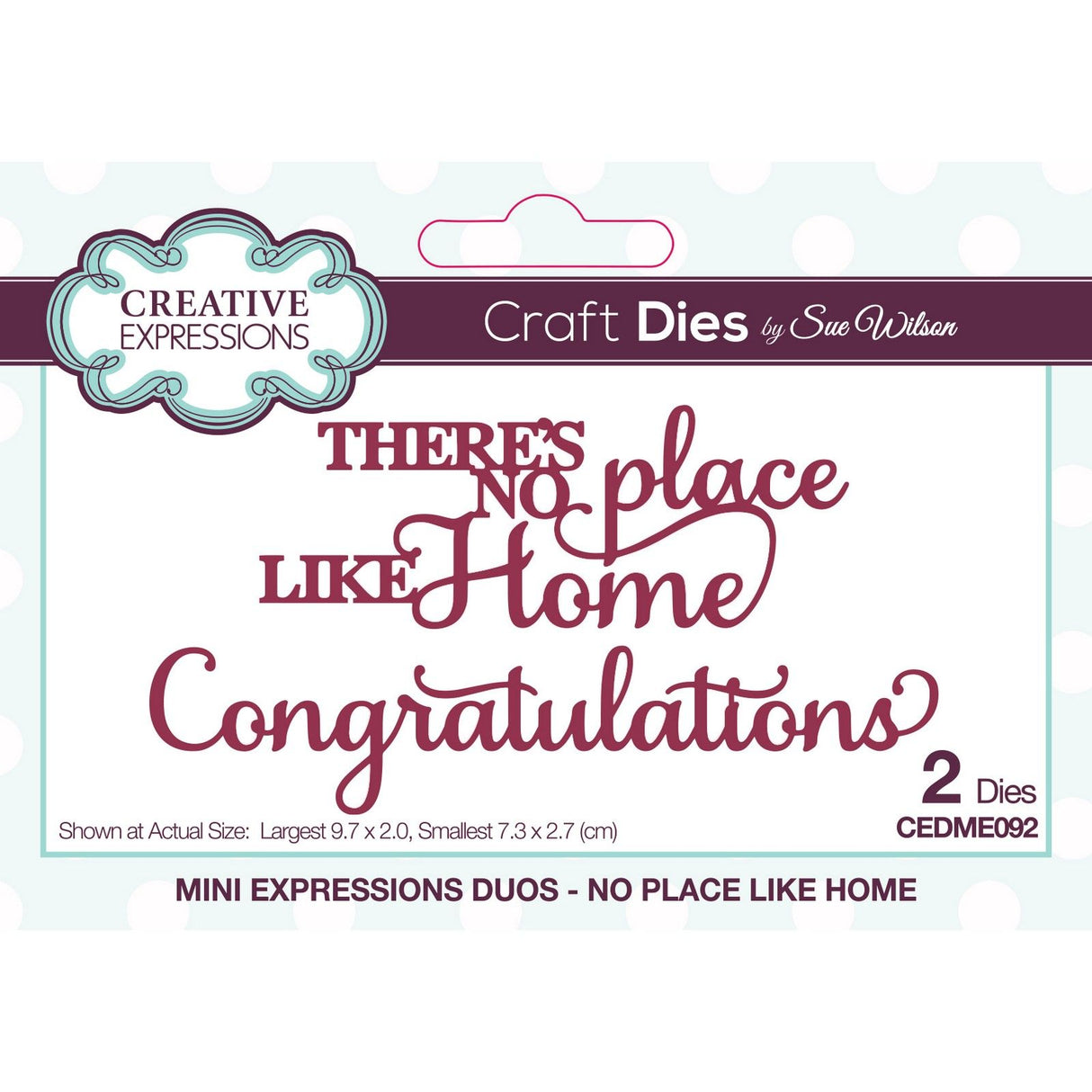 Creative expressions • mini expressions duo snijmal no place like home