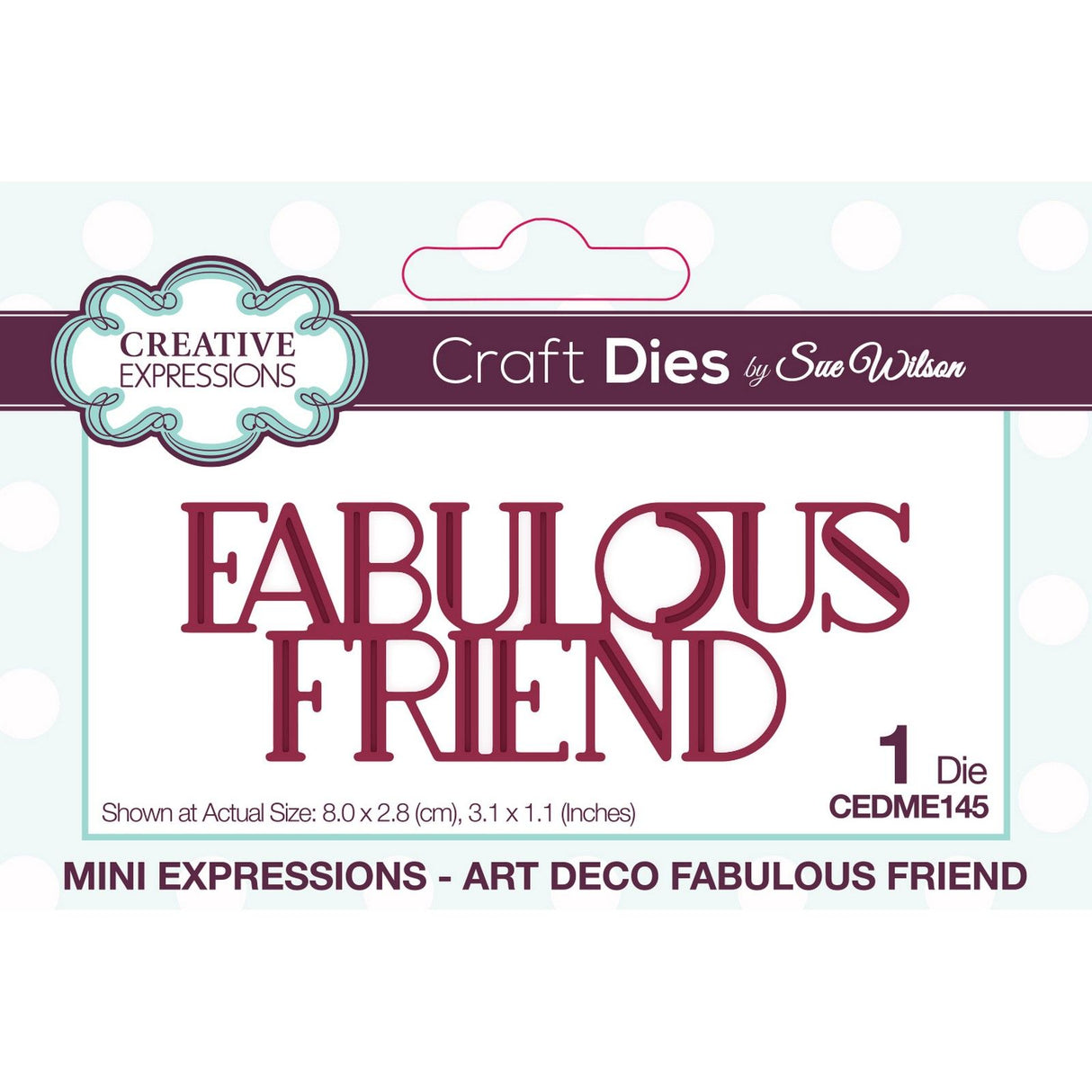 Creative expressions • art deco mini snijmal fabulous friend