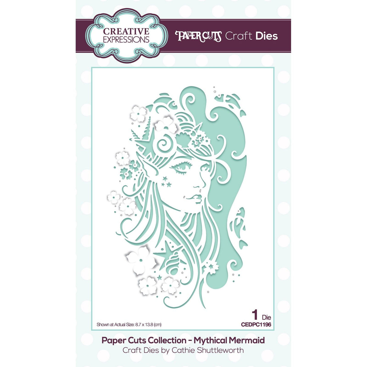 Paper cuts • craft die mythical mermaid