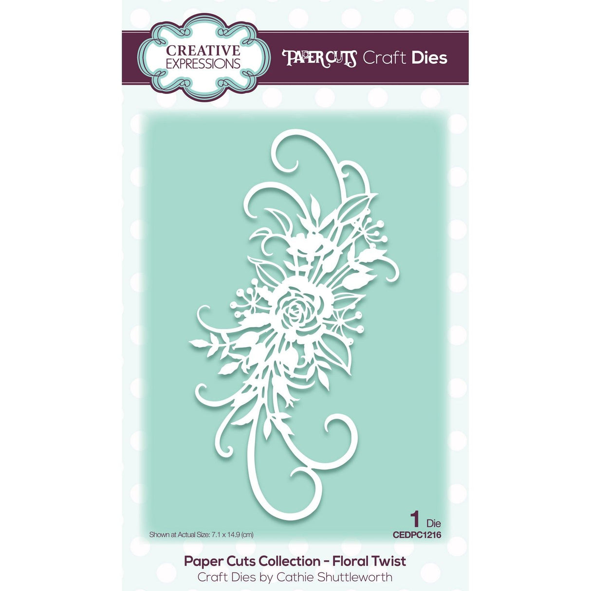 Paper cuts • craft die floral twist
