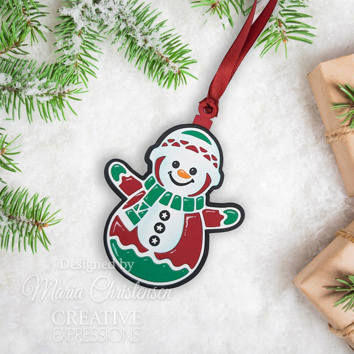 Paper cuts • festive craft die snowman