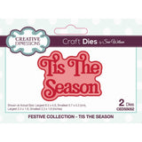 Creative expressions • mini shadowed sentiments craft die tis the season