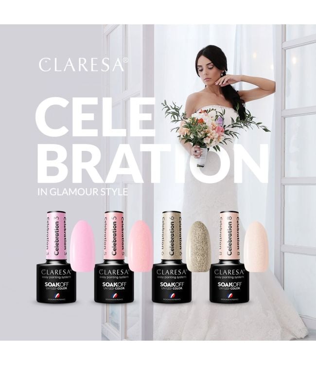 Claresa vernis gel uv led 5ml célébration 3
