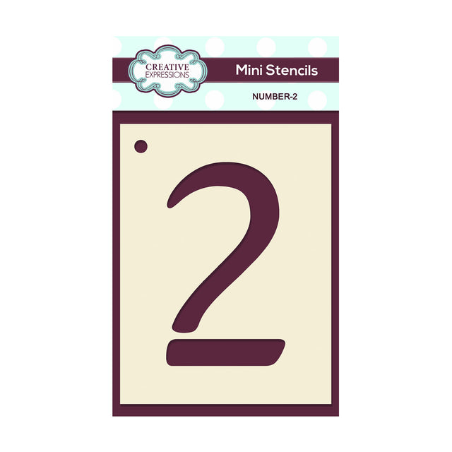 Expressions créatives • mini pochoir numéro 2