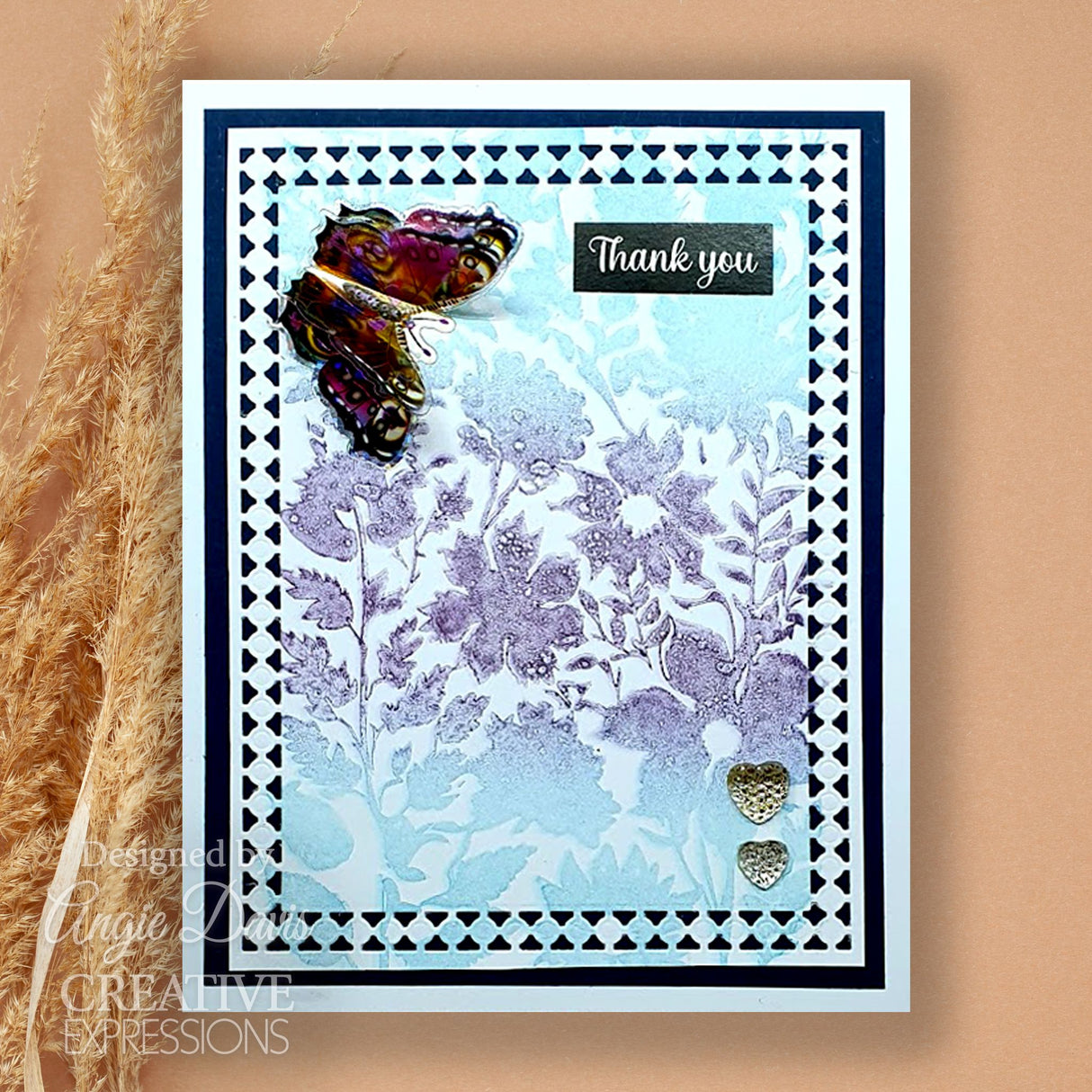 Creative expressions • wildflower medley pre-cut rubber stamp