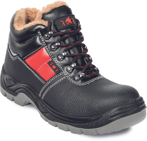 Cerva jena sc-03-012 s3 mid werkschoen gevoerd | kleur zwart rood | maat 39 - 8591806234864