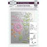 Creative expressions • companion colouring stencil sunshine serenade 2pcs