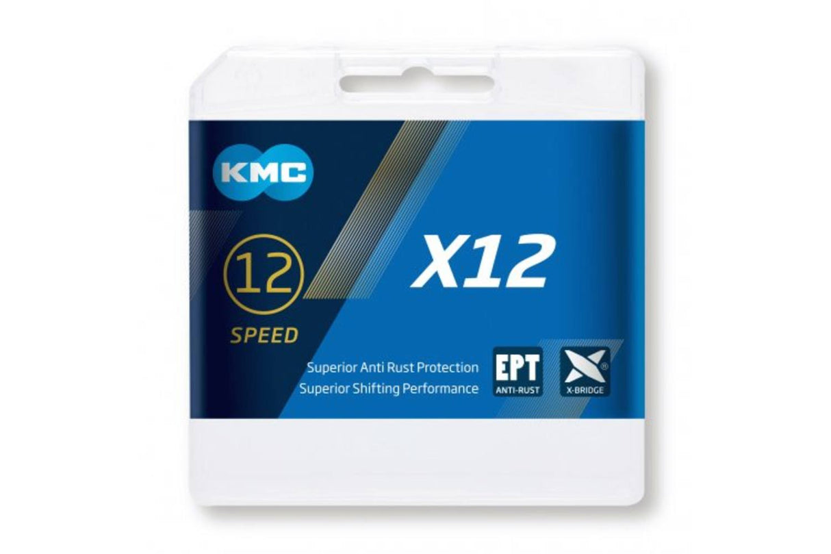 KMC X12 Cadena de bicicletas EPT 126 Schakels Gray