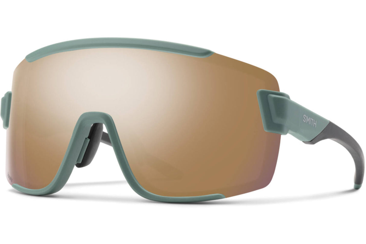 Smith Wildcat -Brille Matte alpine Grünchrose Gold Mir