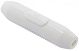 Chacon interrupteur à cordon rond design blanc 2a - 7401100