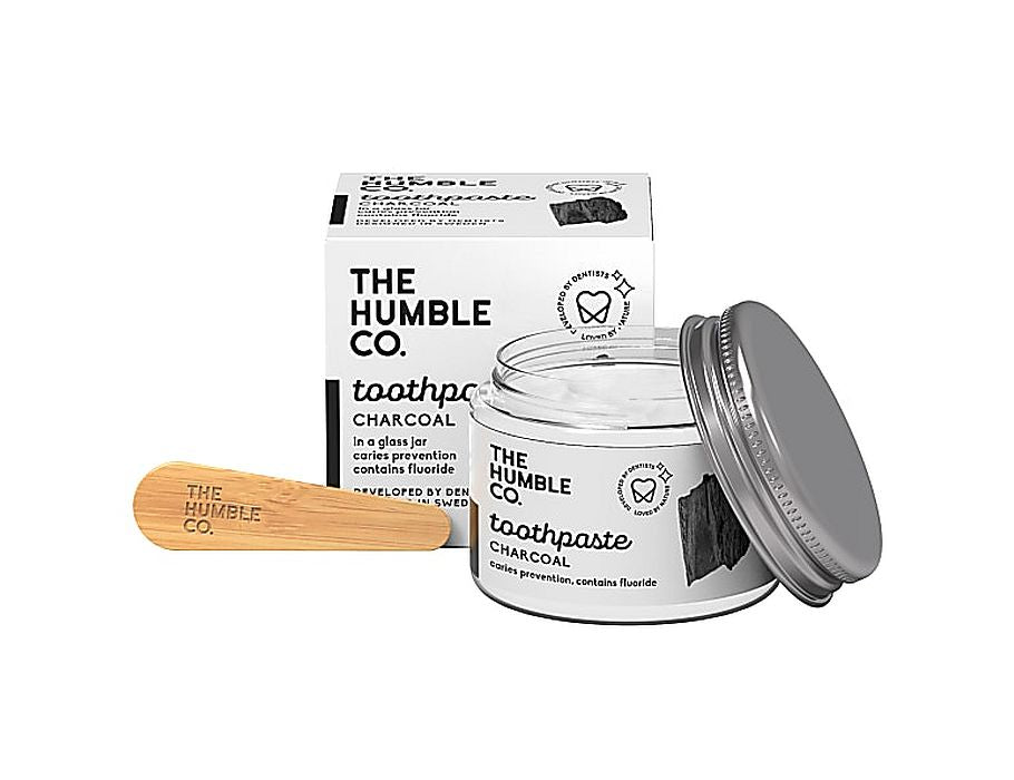 La humble co. dentifrice zéro déchet - charbon de bois au fluor - 50ml