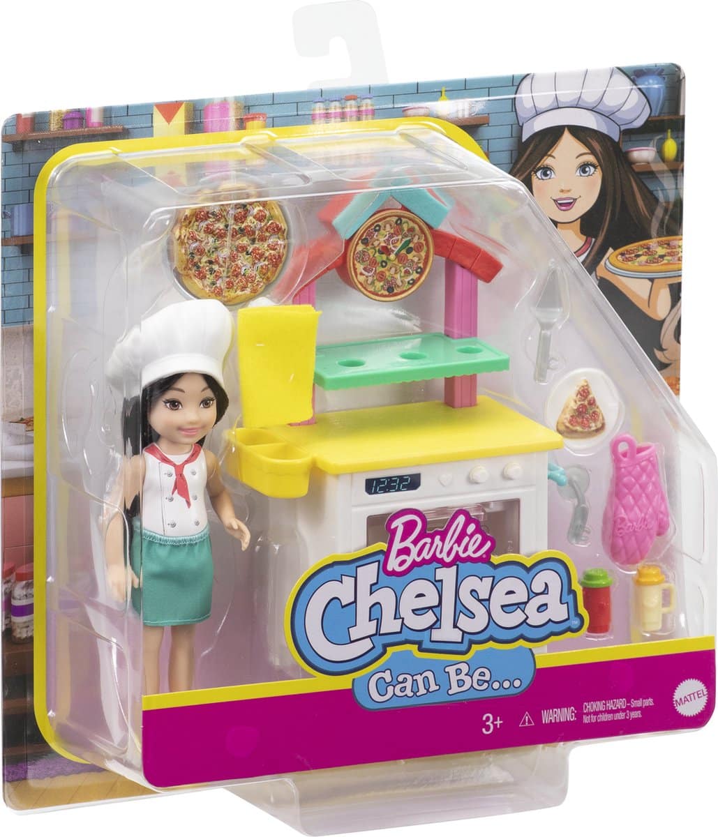 La poupée adolescente Otto Simon Barbie Chelsea peut être un pâtissier de pizza Chelsea