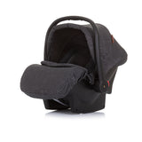 Siège d'auto Chipolino Aspen avec adaptateurs 40-85 cm groupe 0+ ébène