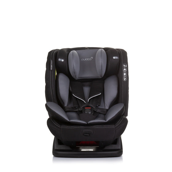 Chipolino Aviato Seat Siat I-size 40-150 cm Groupe 0+, 1, 2 et 3 Granite Grey Black