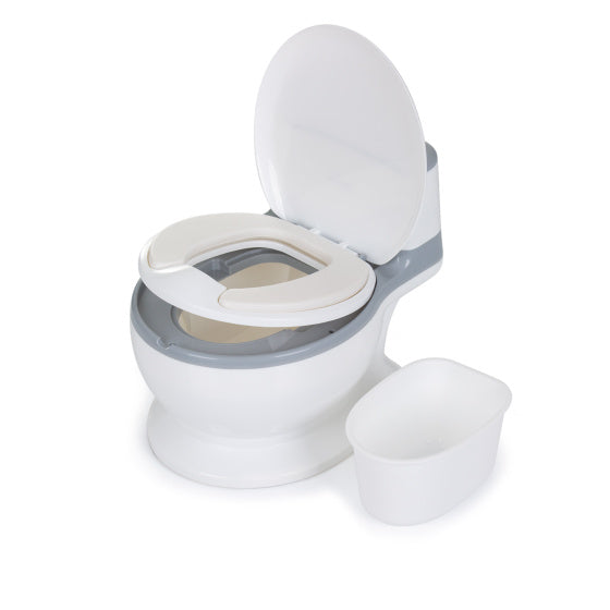Chipolino lux pot éducatif avec effet chasse d'eau blanc gris