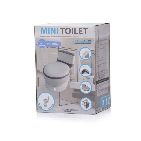 Chipolino lux pot éducatif avec effet chasse d'eau blanc gris