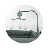 Chipolino Bella Lit de camp pliant avec un pavé à langer gris