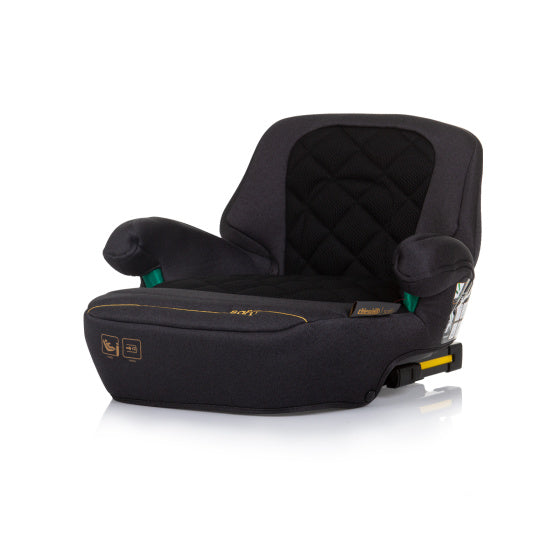 Chipolino Safy réhausseur i-size 125-150 cm isofix noir obsidienne
