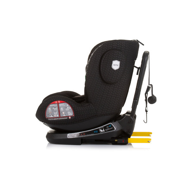 Chipolino Peak siège auto i-size 40-150 cm isofix 360° noir obsidienne