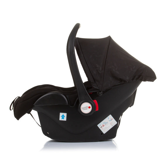 Chipolino Amore Seat With Adaptors 40-85 cm Group 0+ Obsidian Black
