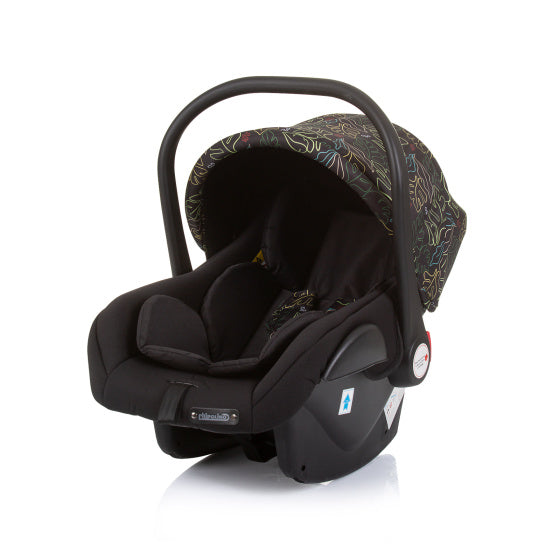 Chipolino Havana Seat Seat avec adaptateurs 40-85 cm Groupe 0+ Feuilles d'obsidienne noires