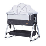 Chipolino bébé boss co-endormi avec fonction swing moustique anthracite gris gris argent